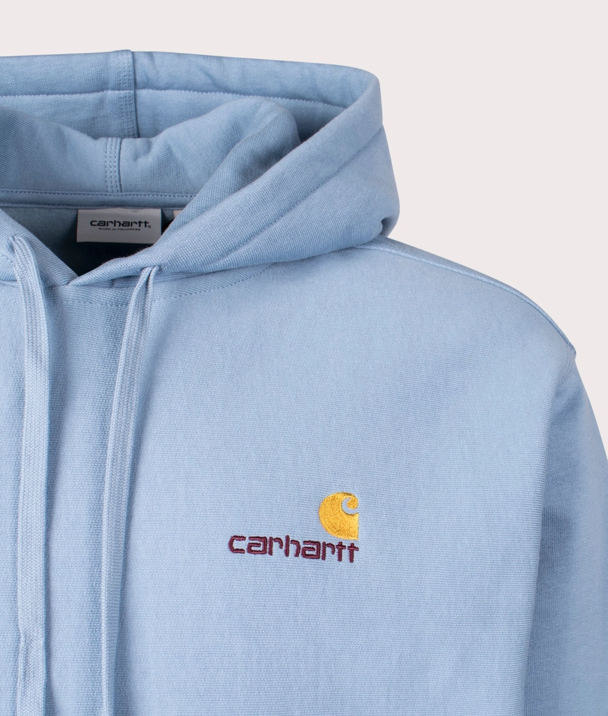 Carhartt WIP Mens Relaxed Fit American Script Hoodie